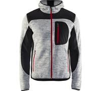 Blakläder Cardigan con softshell Grigio melange / Nero