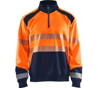 Blåkläder Felpa High Vis con mezza zip 35562528 M