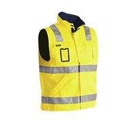 blaklaeder High di Vis Gilet in classe 2, 1 pezzi, XXL, Giallo/Blu Marino, 850518043389 X XL