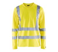 BLAKLAEDER Maglietta alta visibilità a maniche lunghe, giallo, Tg. Unisex: 2XL Quantità:1