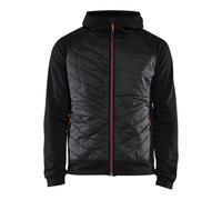 Blakläder Maglione ibrido Service Plus, nero/rosso, taglia unisex M Quantità:1