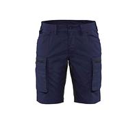 Blåkläder Pantaloncini da Donna da Servizio, con inserti elasticizzati ed elastico in vita, Blu Marino/Nero, taglia C36 / 38