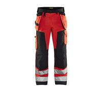 'blaklaeder Pantaloni alla zuava "High Vis classe 2 dimensioni, 1 pezzi, D100, Rosso/Nero, 156818115599d100