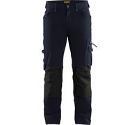 Blakläder Pantaloni da lavoro artigianali senza tasche porta chiodi in tessuto elasticizzato a 4 vie X1900