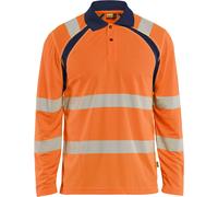 Blåkläder Polo a maniche lunghe High Vis UV 35981013 3XL