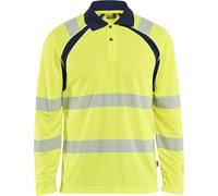 Blåkläder Polo a maniche lunghe High Vis UV 35981013 M