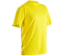 Blakläder T-Shirt, Confezione da 5 Pezzi, Taglia S, Giallo, 332510423300S