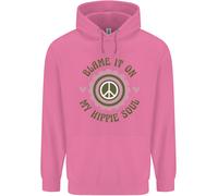 Blame It On My Hippy Soul 60s 70s Fiore Potenza Uomo Felpa