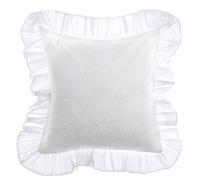 Blanc Mariclò Collezione Dentelle Cuscino con applicazioni 45 x 45 cm 100% Cotone
