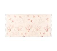 Blanc Mariclò Collezione Maldive Tappeto con nappe 60 x 120 cm 100% COTONE
