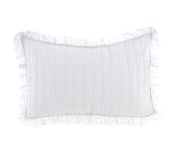 Blanc Mariclò Collezione Plumetis Set 2 copriguanciali Bianco 50 x 80 cm 100% POLIESTERE