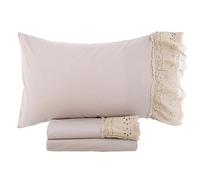 Blanc Mariclò Collezione SAN GALLO Completo letto matrimoniale 100% Cotone Colore Beige