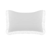 Blanc Mariclò Collezione San Gallo Set 2 copriguanciali con gale in sangallo 50 x 80 cm 100% POLIESTERE