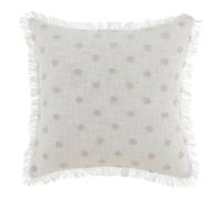 Blanc MARICLO Cuscino arredo Dentelle con pizzo 45x45 cm, 100% cotone