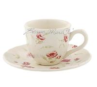 Blanc Mariclo Floret Servizio Tazze da caffè per 6