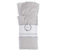 Blanc Mariclò Parure Copripiumino per Letto Matrimoniale Grigio, Sacco Copripiumino 250X200 cm e 2 Federe 50X80 cm, Stile Shabby Chic Camera da Letto, Lenzuola