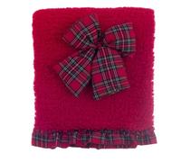 Blanc Mariclò Plaid Scotland Fiocco 140×170cm A38924 2510S20