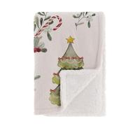 Blanc Mariclo Plaid Sherpa natalizia Dolce Natale 140x170 cm