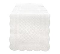 Blanc Mariclò Runner 45 x 140 cm 100% Cotone Colore Bianco