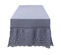Blanc Mariclò Runner da Tavolo in Cotone Blu con Gala Tintoretto Shabby Chic 50x190 cm