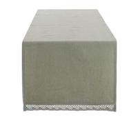 Blanc Mariclò Runner in cotone "Nuovo Infinity" 45×140 cm COLORE: VERDE