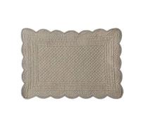 BLANC MARICLO Set 2 tovagliette americane rettangolari tortora 30x50cm A2068899MG