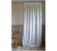 Blanc Mariclò Set Due Tende Beige con Ricami damascati, Shabby Chic 140x290 cm