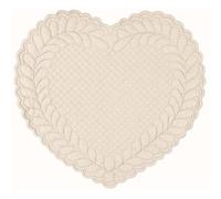 BLANC MARICLO’ Set tovaglietta americana cuore bianco 42x42 cm a2927999nt