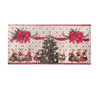 Blanc Mariclo Tappeto arredo Natalizio Rettangolare in Cotone Favola di Natale 60x120 cm