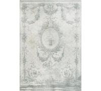 BLANC MARICLO Tappeto Stampato con Antiscivolo Dis.AUBUSSON Grigio 154X230 Colore : Grigio