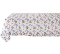 Blanc Mariclo - Tovaglia Romanzo blu con ruches 160 x 220 cm
