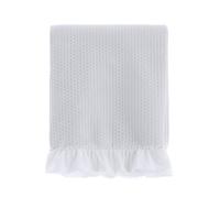 Blanc MARICLO Trapunta matrimoniale bianco, Acquarello, 260x260 cm, 100% poliestere, mezza stagione