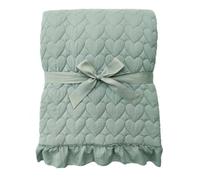 Blanc Mariclo Trapunta matrimoniale invernale verde Cuore di Zucchero 260x260 cm