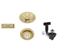 Blanco 207 423 - Set di scarico InFino Satin Gold Azionamento manuale