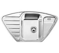 Blanco Lantos lavello da cucina, 516277, 9 E-IF Lantos acciaio inox satinato lucido [Lavelli da Cucina > per Base Sottolavello a partire da 90 cm]
