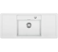 BLANCO 516723 ALAROS 6 S Lavello da Cucina SILGRANIT PuraDur, Bianco, con Comando di Scarico e Accessori, 1160 x 510 month