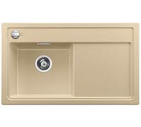 BLANCO 519267 ZENAR 45 S, Lavandino da cucina, SILGRANIT PuraDur, champagne, incluso tagliere in vetro, vasca sinistra, 45 cm Unterschrank-Becken links