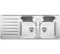 Blanco Lantos lavello da cucina, 519713, 8 S-IF Lantos acciaio inox satinato lucido [Lavelli da Cucina > per Base Sottolavello a partire da 80 cm]