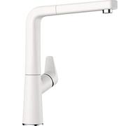 Blanco Avona rubinetto da cucina, orientabile, estraibile, 521280, Avona bianco opaco/cromo [Rubinetti da Cucina]