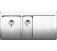 Blanco Claron lavello da cucina, 521646, 6 S-IF Claron acciaio inox satinato lucido [Lavelli da Cucina > per Base Sottolavello a partire da 60 cm]
