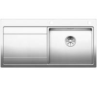 PRONTA CONSEGNA - Blanco Lavello una vasca con gocciolatoio sx DIVON II 5 S-IF 1519818 in acciaio inox da 100x51 cm - Sopratop/Filotop