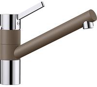 Blanco 521707 TIVO - Rubinetto da cucina effetto SILGRANIT, bicolore, colore: noce moscata/cromato