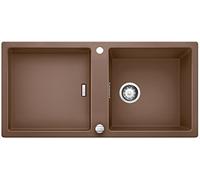 BLANCO 521842 Adon XL 6 S, lavello da Cucina in Granito Silgranit Puradur, Noce Moscata
