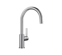 Miscelatore, Rubinetto Da Cucina, Bocca Girevole A Collo Di Cigno 360, Acciaio Inossidabile Massiccio Spazzolato, Rubinetto A Cartuccia In Ceramica