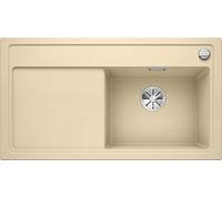 BLANCO 523925 zenar 5 S 5 S Silgranit PuraDur con telecomando per scarico, con tagliere di legno piatto destro, Champagne