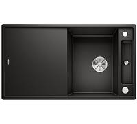 Blanco Axia lavello da cucina, 525845, III 5 S Axia nero opaco [Lavelli da Cucina > per Base Sottolavello a partire da 50 cm]