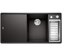 Blanco Axia lavello da cucina, 525854, III 6 S-F Axia nero opaco [Lavelli da Cucina > per Base Sottolavello a partire da 60 cm]