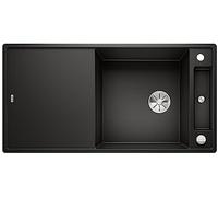 Blanco Axia lavello da cucina, 525858, III XL 6 S Axia nero opaco [Lavelli da Cucina > per Base Sottolavello a partire da 60 cm]