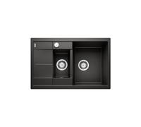 Blanco Metra 6 - Lavello in silgranit, 780x500 mm, con comando remoto dello scarico, nero 525925