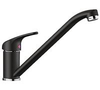 BLANCO 526152 Rubinetto per lavello da Cucina in Granito beccuccio Fisso Daras-nero-526152, Silgranit Nero, Hochdruck